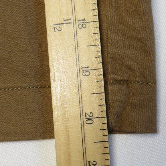 George* Men's 1.5" Belt Loop Multipocketed Flat Front Chocolate Shorts~ Size 38 - Picture 8 of 12
